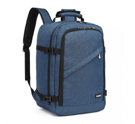 Veľkokapacitný kompaktný cestovný batoh EM2231  modrý, 20l
