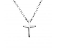 Oceľový náhrdeľník Kríž M30032-A4S