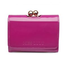 Módna dámska peňaženka purpurový lak Miss Lulu