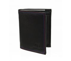 Čierna pánska kožená peňaženka v krabičke GROSSO