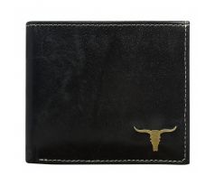 Kožená čierna pánska peňaženka Buffalo WILD RM 01 s RFID