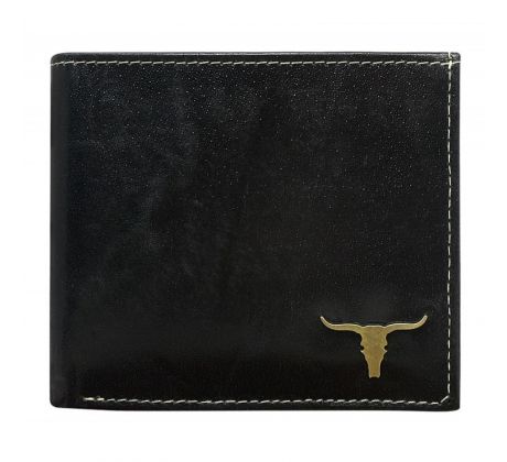 Kožená čierna pánska peňaženka Buffalo WILD RM 01 s RFID