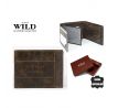 Kožená hnedá pánska peňaženka WILD N922-DIS