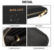 Dámska priestranná peňaženka Miss Lulu čierna LP2108