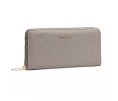 Dámska priestranná peňaženka Miss Lulu sivá LP2108