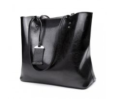 Veľká shopper taška - čierna E6710 BK